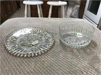 Serving Platter and Bowl