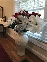 Decorative Vase with Artificial Flowers