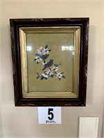 Needlepoint in Antique Frame