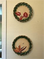 2 Decorative Wall Plates