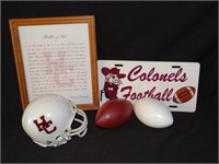 Henderson Co. Colonels Football Collectibles