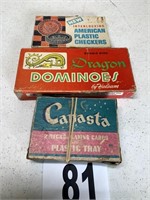 Vintage Dominoes & Checkers