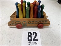 Vintage Wooden Pull Toy