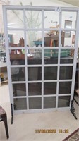 Large paned window. No shipping.