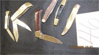 Six misc knives lot.