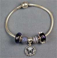 PANDORA Sterling Charm Bracelet