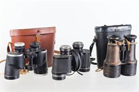 Binoculars, Two with Cases