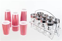Post Modern Tumblers in Carrier and Others
