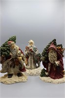 June McKenna 2000 Santas - set of 3