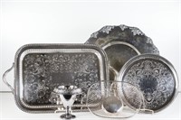 Silver Plated Trays and Related Items