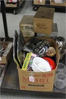 VINTAGE IRON, TEA POT, HAIR DRYER, KITCHEN