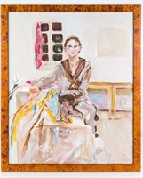 Framed Quality Painting of a Woman