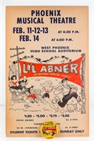 Lil' Abner Musical Comedy Poster and Pin Back