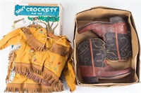 Davy Crocket Girls Play Suit and Cowboy Boots