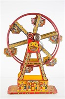 Vintage J Chen Tin Litho Ferris Wheel
