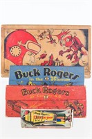 Buck Rogers Pencil Boxes and Crayons