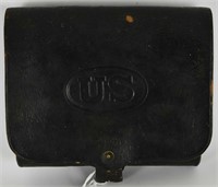 Hagnar #1 Indian War U.S. Leather Cartridge Case