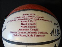 HCHS 2009-2010 Signed Basketball