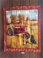 McCormick Farmall 450 Wallhanging/Baby Quilt