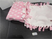 Baby Girl Tie Fleece crib Blanket