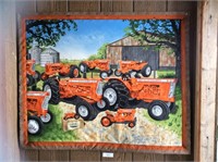 Allis Chambers Tractors Wallhanging/Baby Quilt