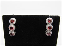 2.5 Ruby Earrings