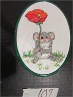Mouse Counted Cross Stitch 7.5"X5"