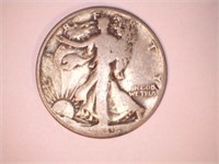 Walking Liberty Half Dollar Coin, Date Unknown