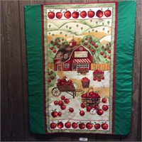 Apple Tree Farm Wallhanging/Baby Quilt