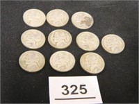 1945 Jefferson Nickels (10)