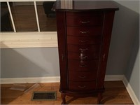 Cherry Jewelry Armoire