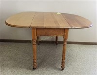 Cherry Drop-Leaf Table w/Jenny Lind Style Legs