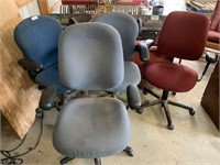Four Office Chairs