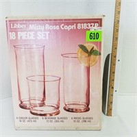 18 Pc Libbey Glass Set Unopened Box