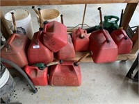 Lot of Fuel Cans