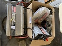 Coleman Power Inverters & Assorted Batteries