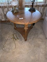 Three Oak Lamp Tables/End Tables