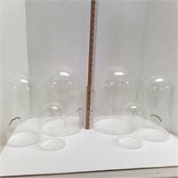 (6) Glass Domes