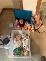 Lot of Dolls and Miscellaneous