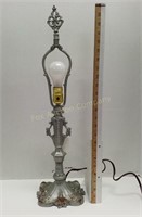Metal Art Nouveau Lamp Base