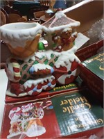 Ginger bread train candle holders 8 count