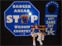 Wildcat Country Sign-Door Hanger & Statue