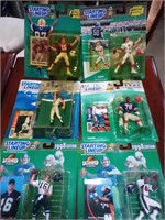 Starting line up figurines with card