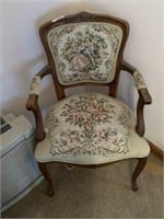 Needlepoint Victorian Arm Chair