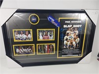 "Slap Shot" Signed Movie Poster & Pics Framed