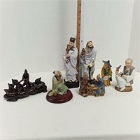 (7) Asian Figurines