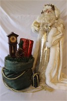 St Nick and Toy Bag Clock
