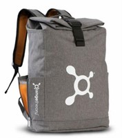ORANGE THEORY ROLL TOP GREY FITNESS TOTE BAG