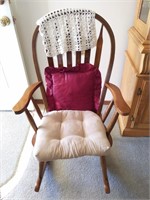 Wood Rocking Chair 25" x 33" x 41"