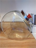 Large Glass Cookie Jar 9.5"